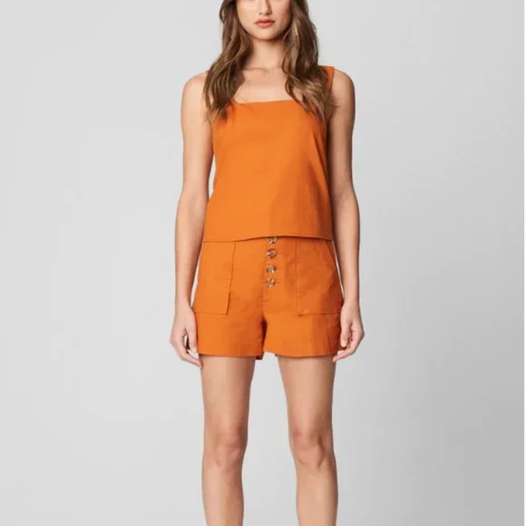 NWT BlankNYC Fire Cracker Tie Back Crop Top - Picture 3 of 9